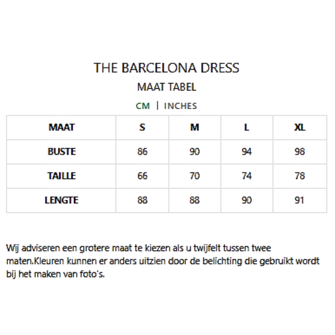 THE BARCELONA DRESS