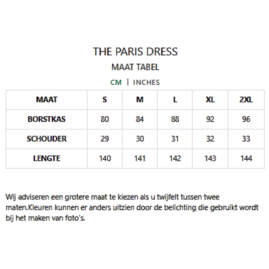 THE PARIS DRESS