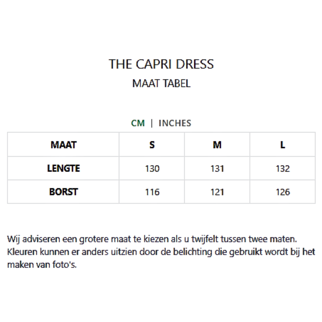 THE CAPRI DRESS